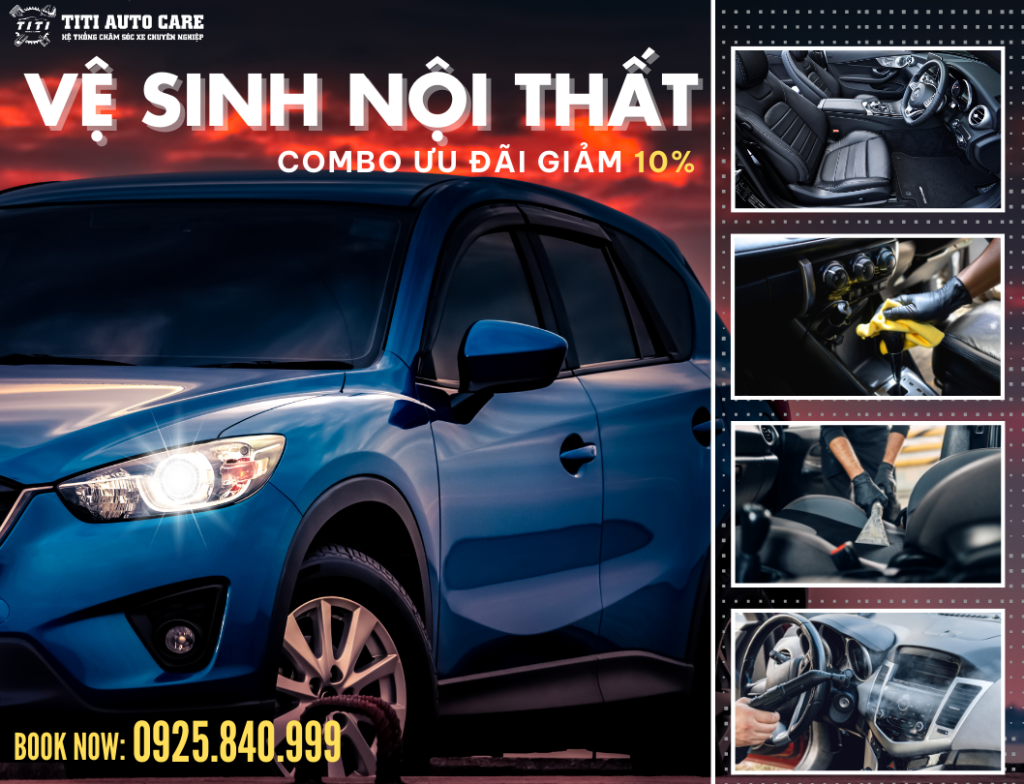 Vệ sinh nội thất xe